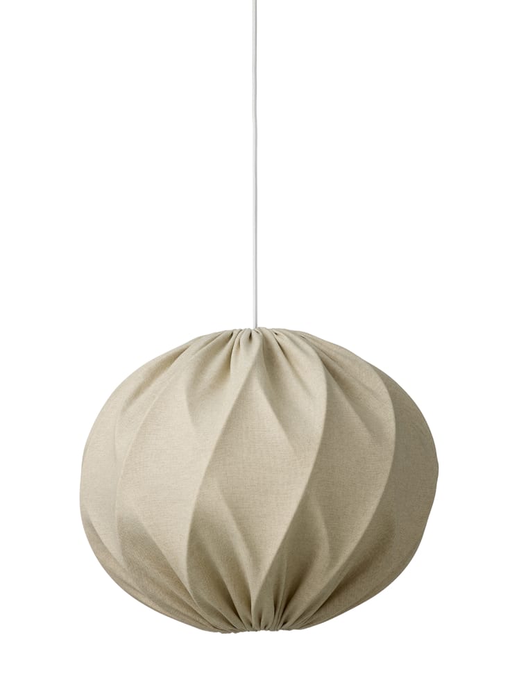 Nielsen Light Jasmin pendellampa, vit sladd, sand