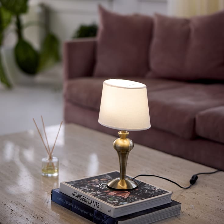 Nielsen Light Jasmin lampeskjerm, hvit, H13 cm