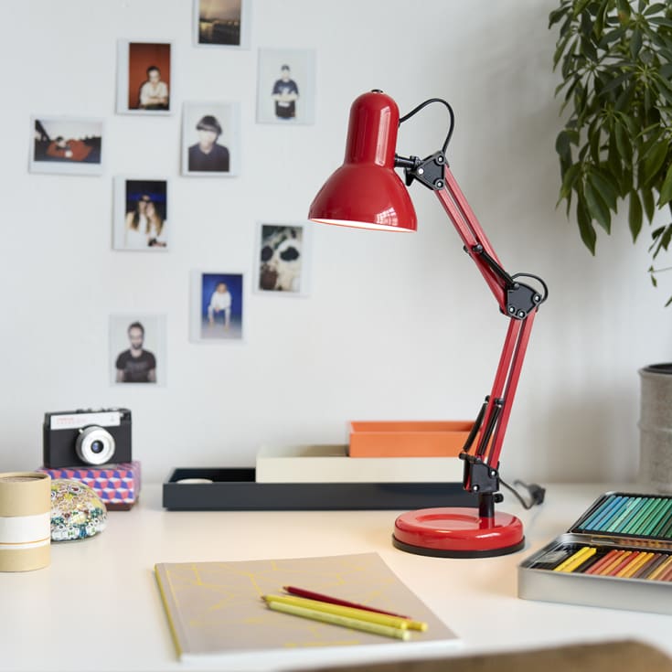 Nielsen Light Alba arkitektlampe, rød