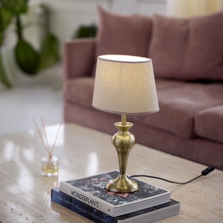 Nielsen Light Jasmin lampeskjerm, sand, H16 cm