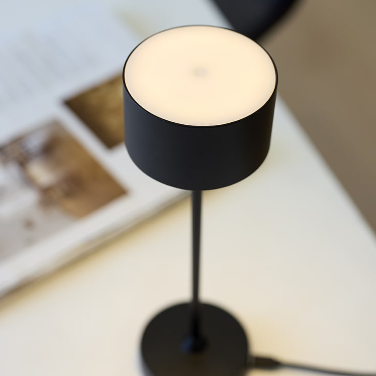 Nielsen Light Bistro uppladdningsbar bordslampa, svart