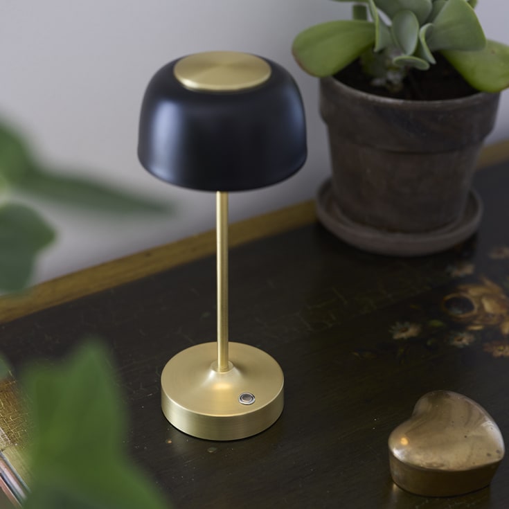 Nielsen Light bordlampe Royal sort-guld