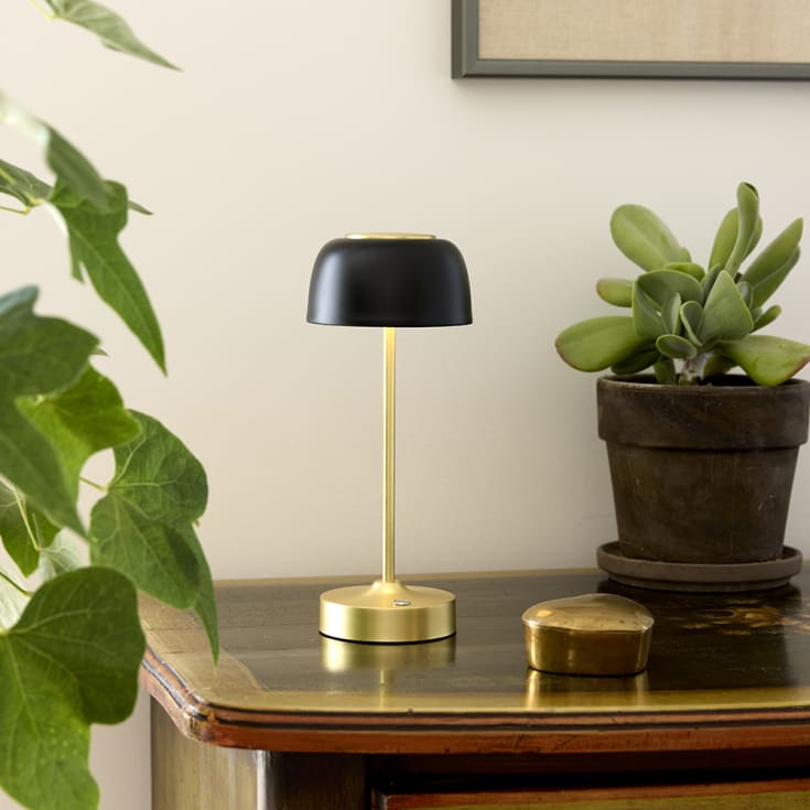 Nielsen Light bordlampe Royal sort-guld