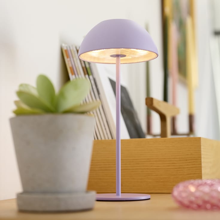 Nielsen Light Luna oppladbar bordlampe, lilla