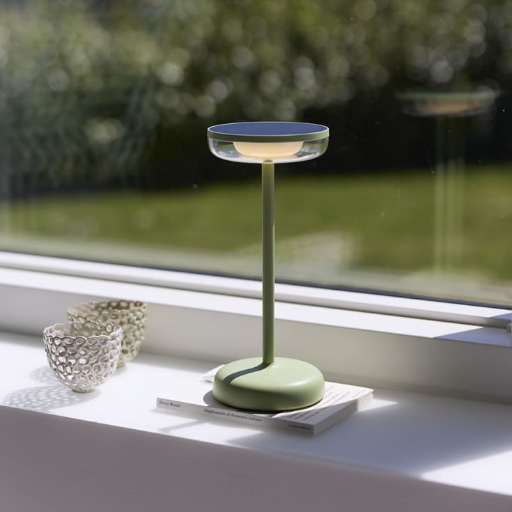 Nielsen Light Breeze solcelle bordlampe, grøn
