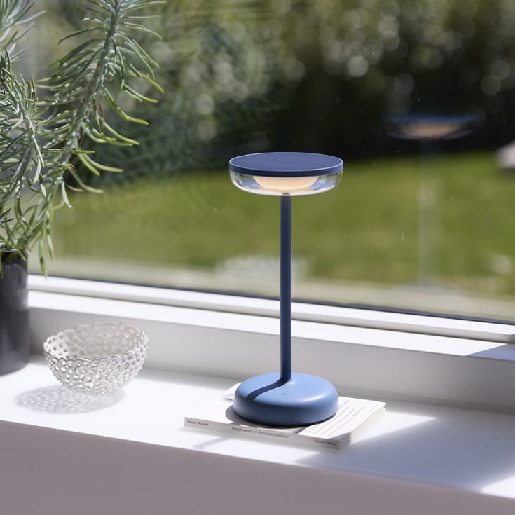 Nielsen Light Breeze solcelle bordlampe, blå
