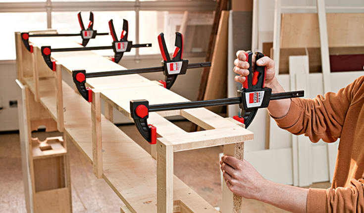 Bessey enhåndstvinge EZS, 600 x 80 mm