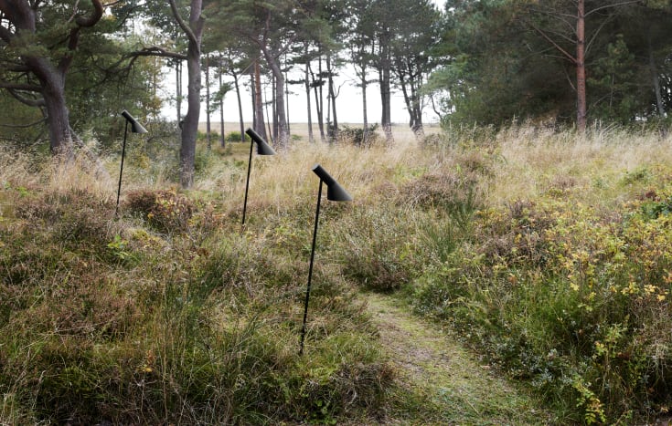 Louis Poulsen AJ Garden trädgårdslampa, 2700K, spjut, hög