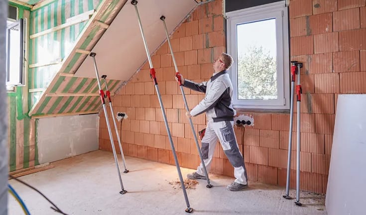 Bessey tak och monteringsstöd STE, 1,45 - 2,50 m