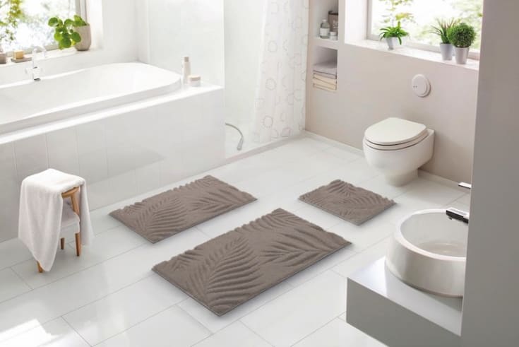 Grund Ferya baderomsmatte, 50x60 cm, beige