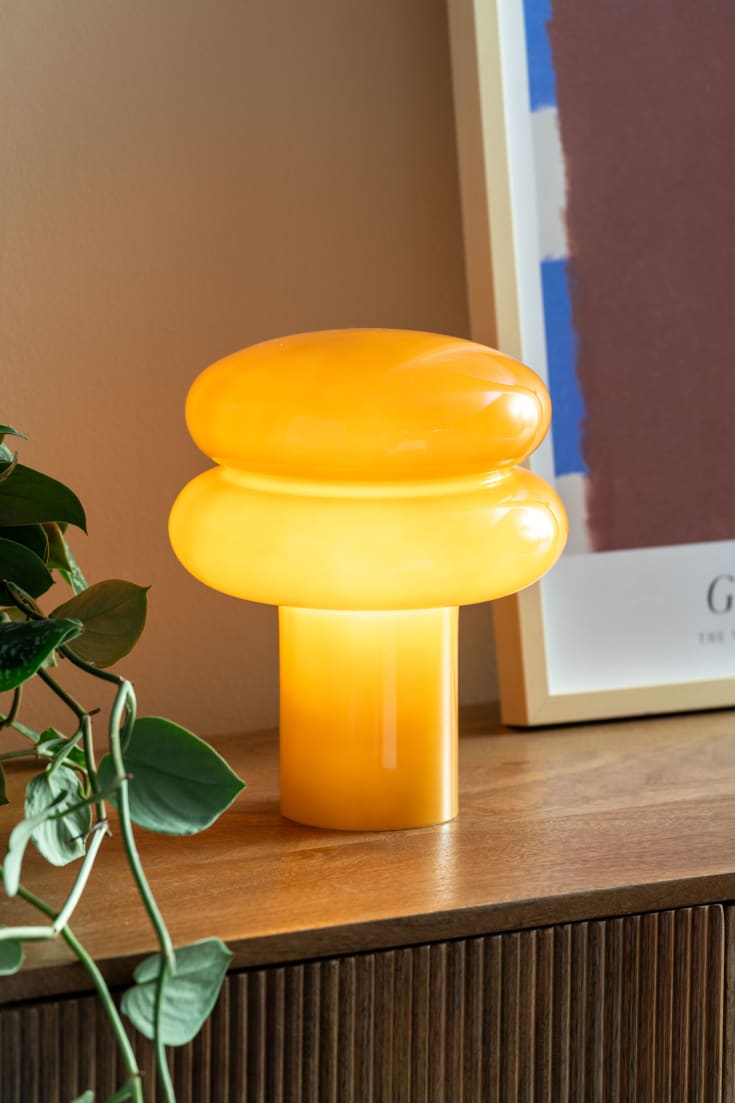 Leitmotiv Incesante Double bordlampe, gul