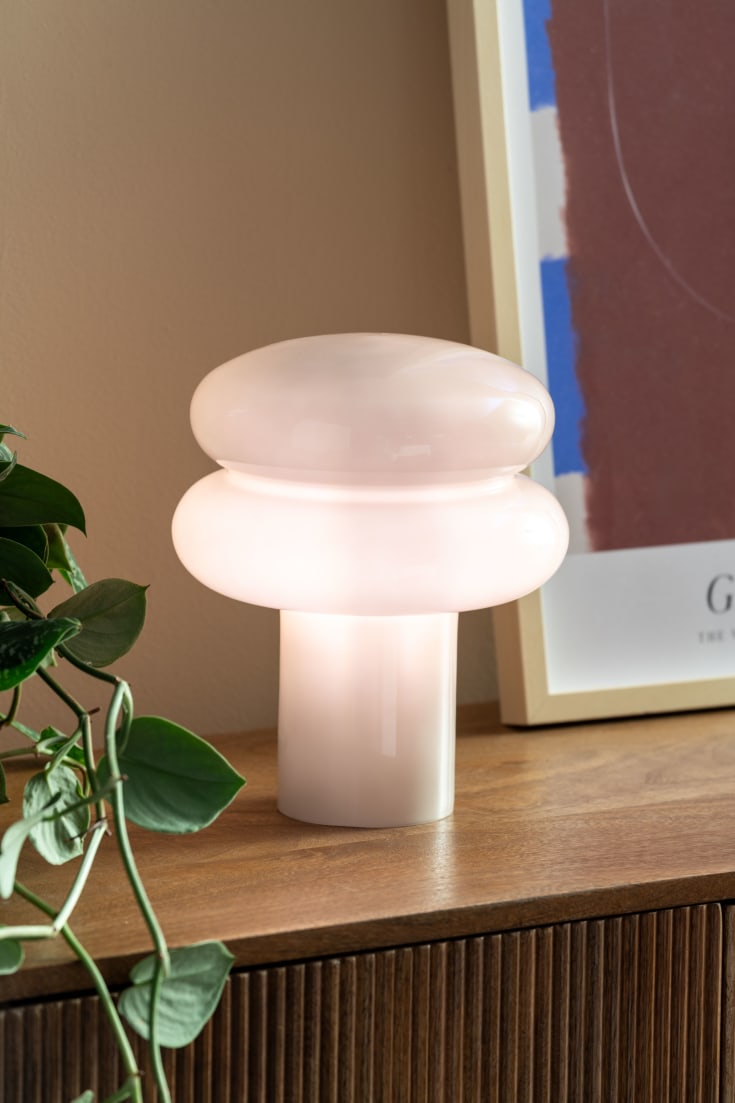 Leitmotiv Incesante Double bordlampe, grå