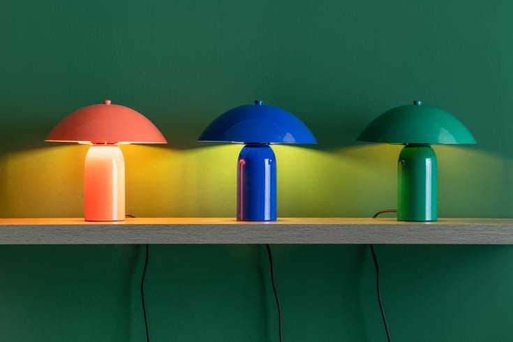 Leitmotiv Astuto bordslampa, blå