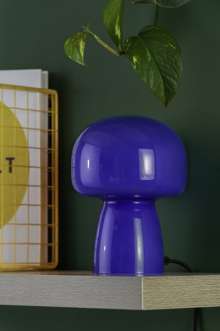 Leitmotiv Fervor bordlampe, blå