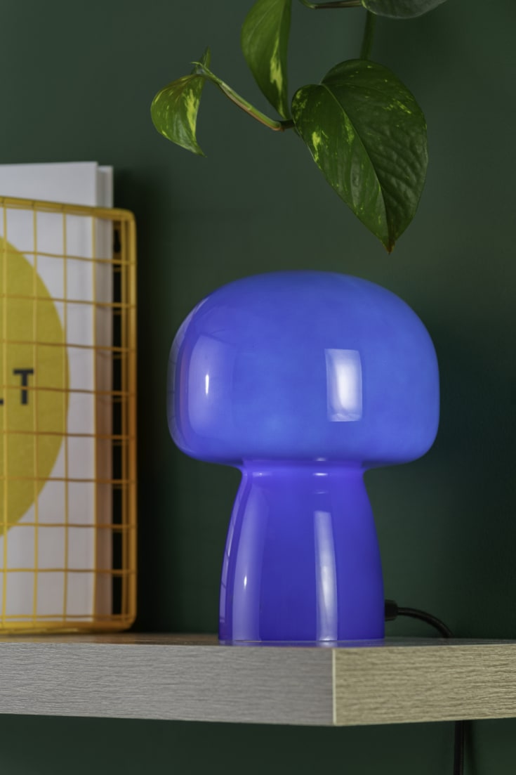 Leitmotiv Fervor bordlampe, blå