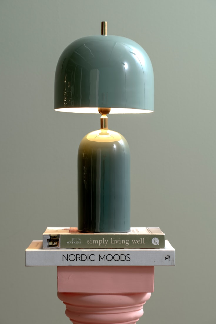 Leitmotiv Rico bordlampa, blå
