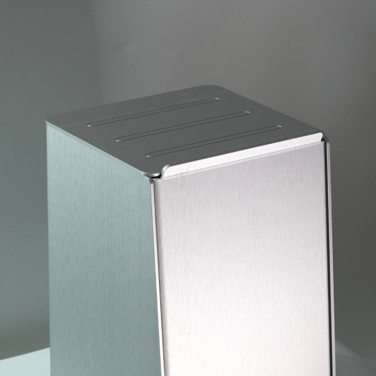 Aloop Robyn Y toiletspand, 3 liter, mat aluminium