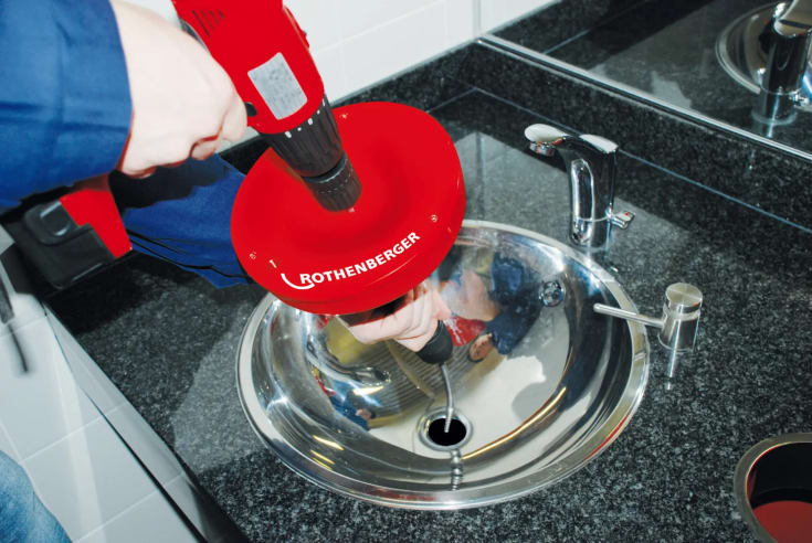 Rothenberger 8 H+E Plus handtvätt, 7,5 meter