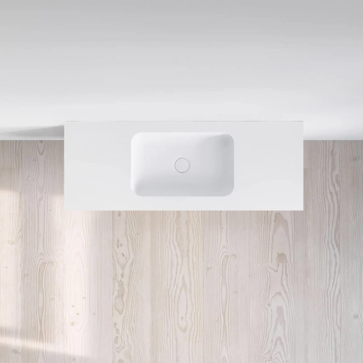 Copenhagen Bath SQ2 servant, 120x45 cm, hvit