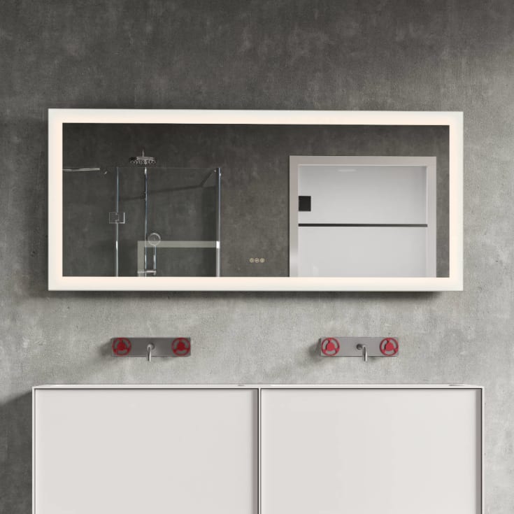 Copenhagen Bath Larvik Sound 160 speil, med høyttaler, duggfritt, 160x70 cm