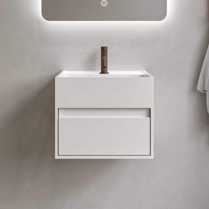Copenhagen Bath Modul CA 40 servant med skuff, 40x40 cm, hvit matt
