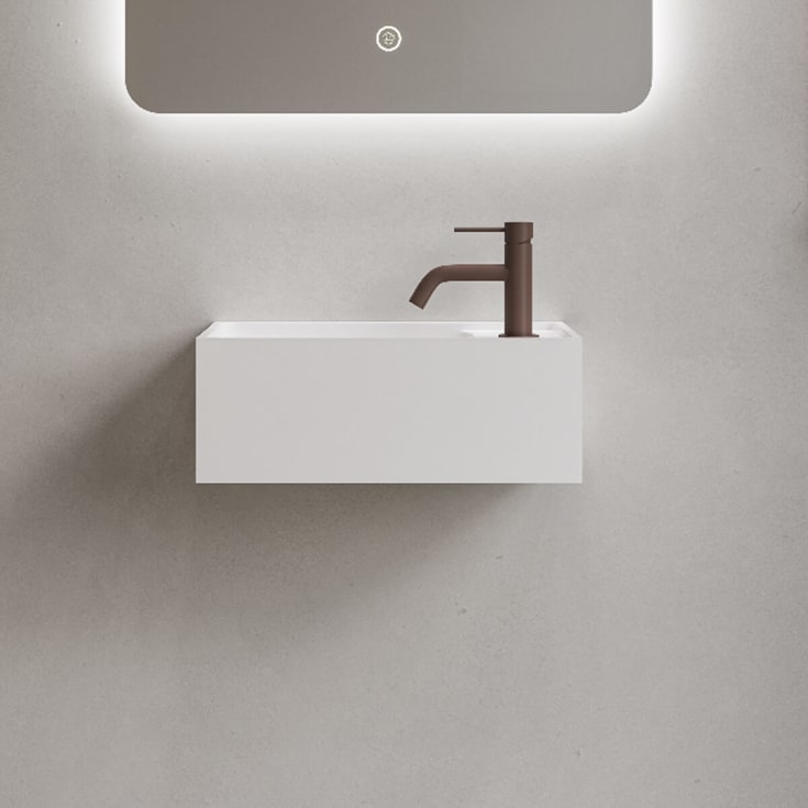 Copenhagen Bath Modul LR 40 servant, 40x25 cm, hvit matt