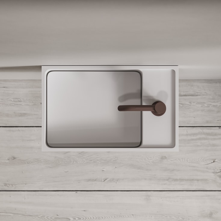Copenhagen Bath Modul LR 40 servant, 40x25 cm, hvit matt
