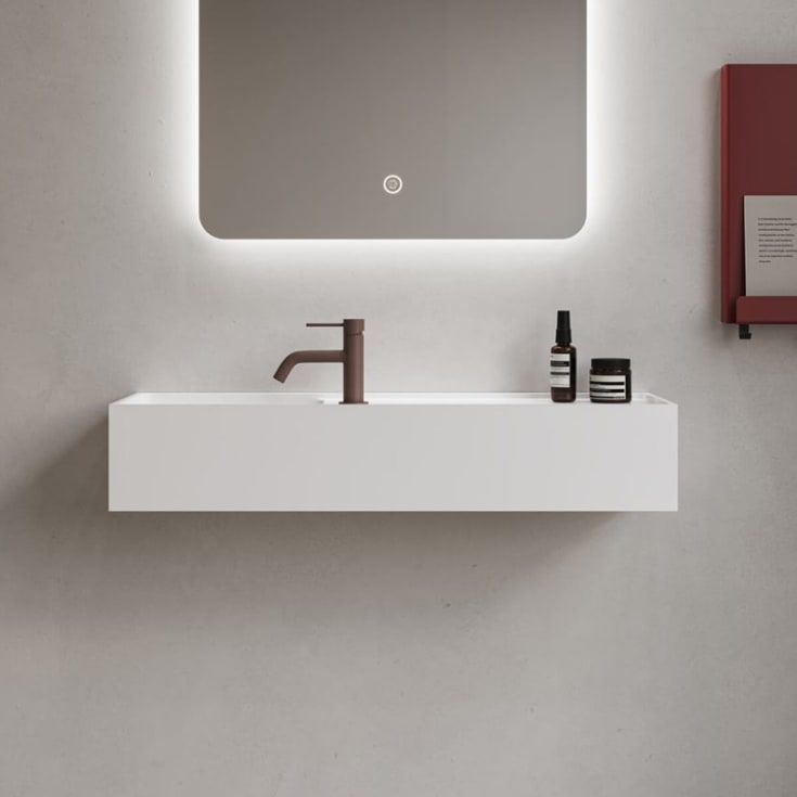 Copenhagen Bath Modul LR 80 servant, 80x25 cm, hvit matt
