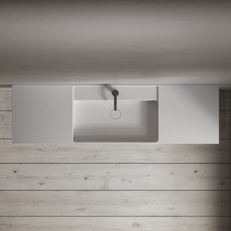 Copenhagen Bath Modul SH 140 servant med hyller, 140x40 cm, hvit matt