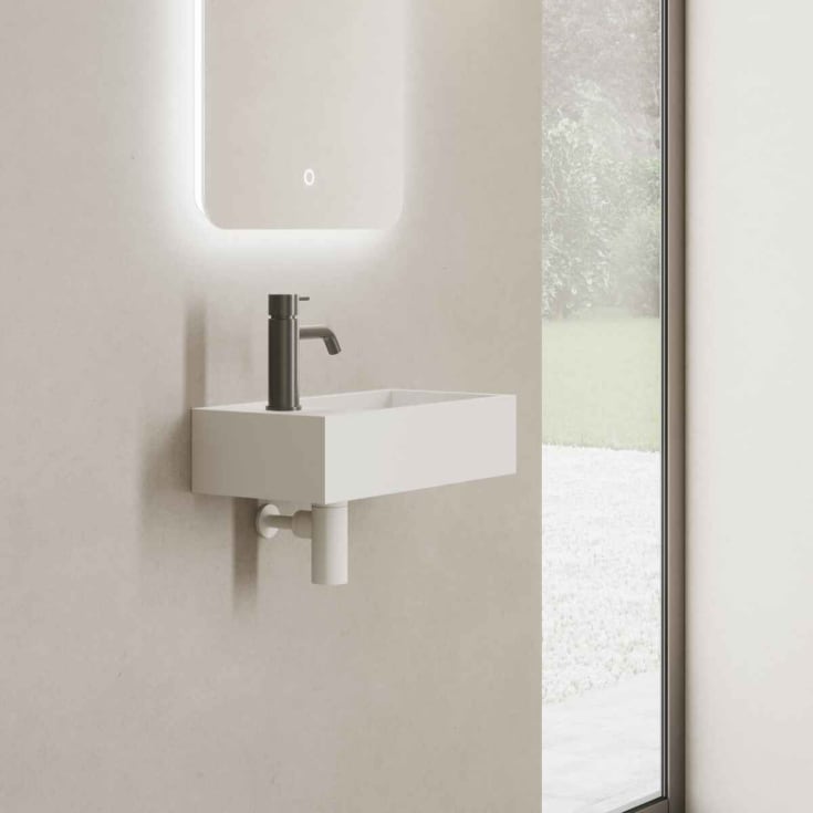 Copenhagen Bath Nordland 42 servant, 42,5x25 cm, hvit matt
