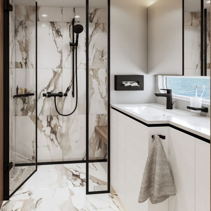 Hansgrohe AddStoris servettdispenser, matt svart