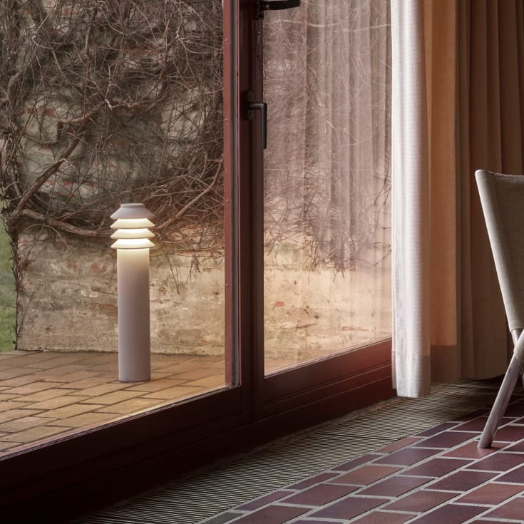 Louis Poulsen Bysted Garden trädgårdslampa, 2700K, ankare, aluminium, håg
