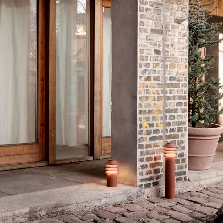 Louis Poulsen Bysted Garden havelampe, 2700K, anker, corten, høj