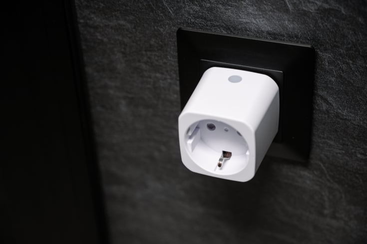 Shelly Gen3 smartplug, wifi, 12A, hvid