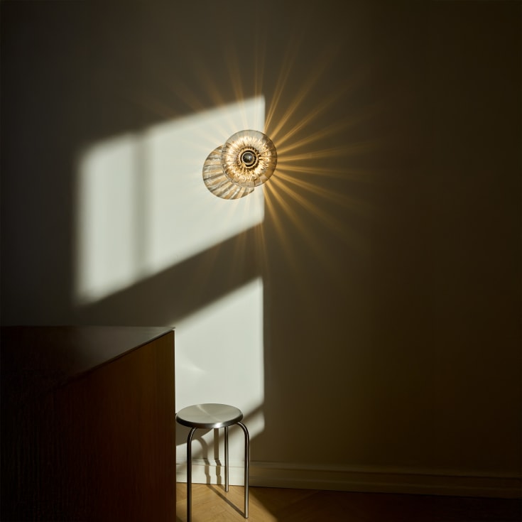 Osram Decor Gold loft- & væglampe, ravfarvet
