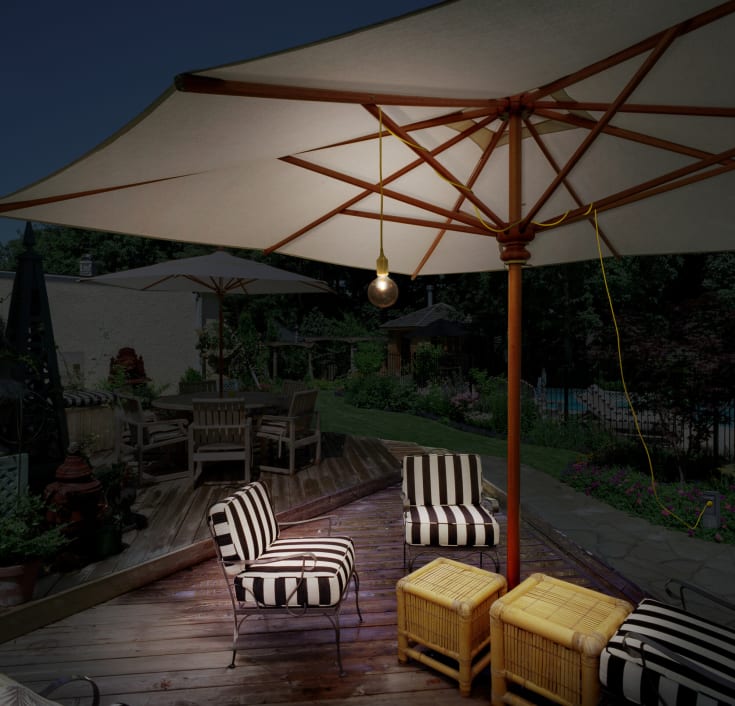 Osram Endura Decor pendellampa utomhus, 5 meter, grĂ¥