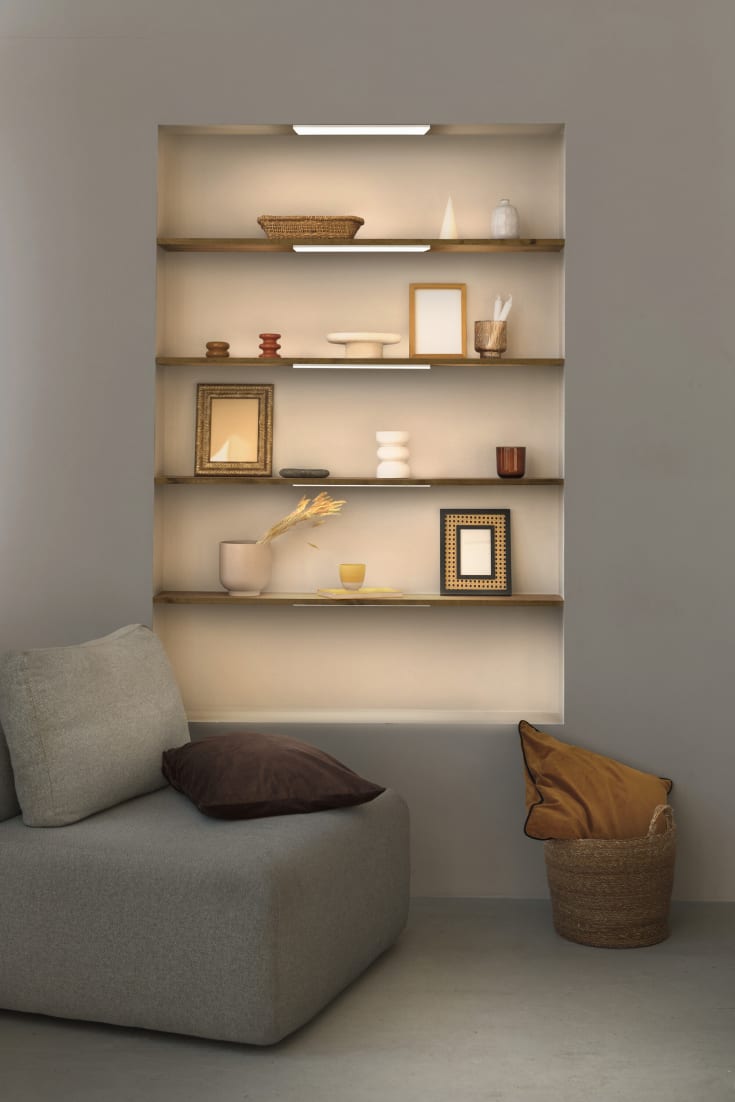 Osram underskåpsbelysning, 30x20 cm, vit