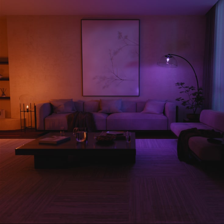 Philips Hue White Color Ambiance E14 kertepære, 1000K-20000K