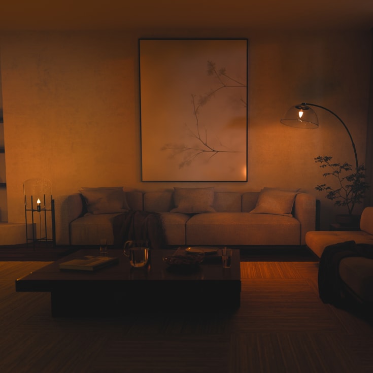 Philips Hue White Ambiance E14 kertepære, 2200K-6500K, 4W,