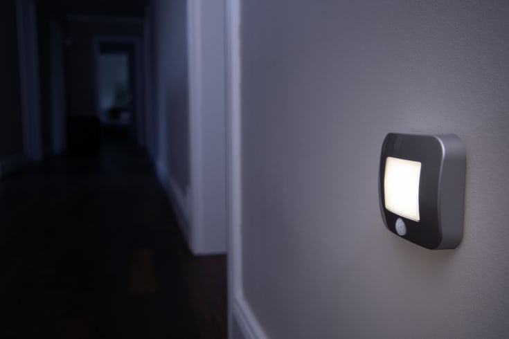 Osram Nightlux Hall natlampe med sensor, hvid