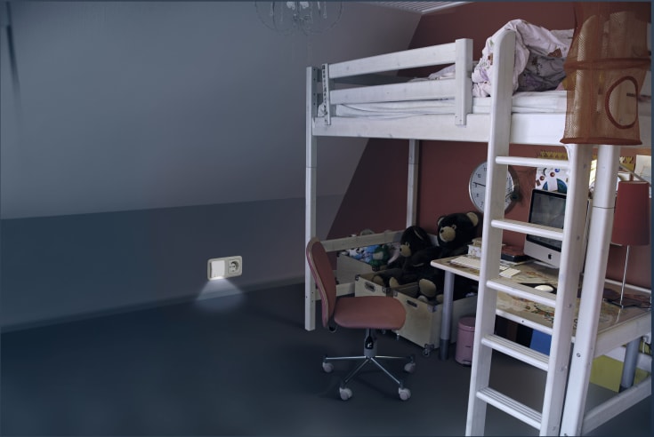 Osram Lunetta Slim nattlampa med sensor