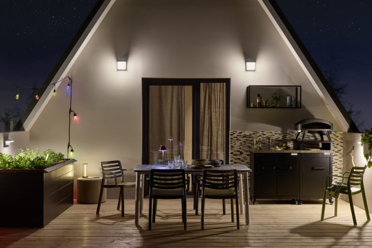 Osram Endura Style Stander oppladbar bordlampe, rød