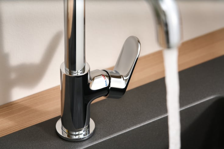 10 stk Hansgrohe Vernis Blend M35 køkkenarmatur, krom
