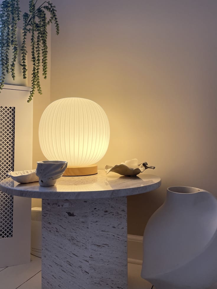 Osram Decor Lantern bordslampa, trä