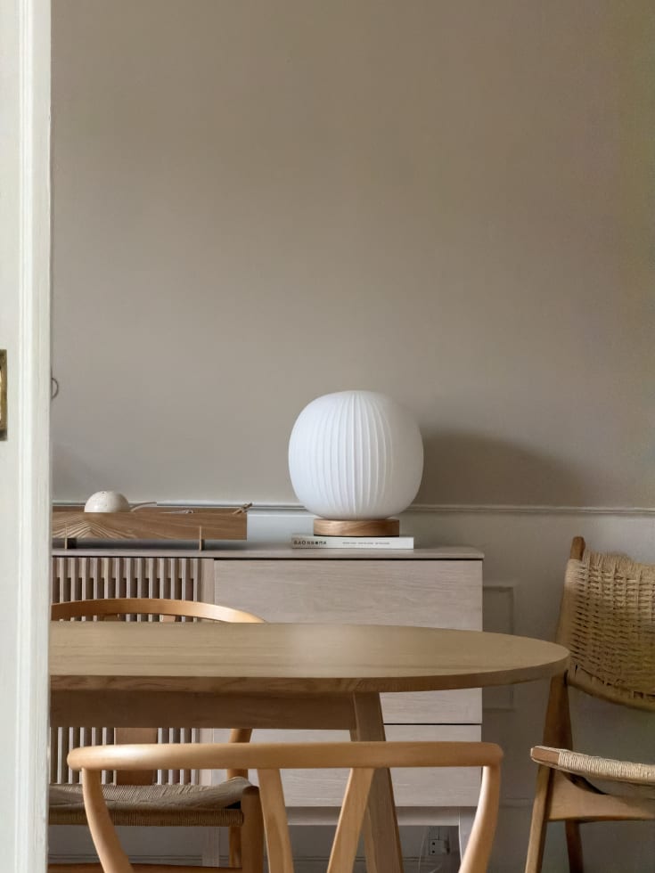 Osram Decor Lantern bordslampa, trä