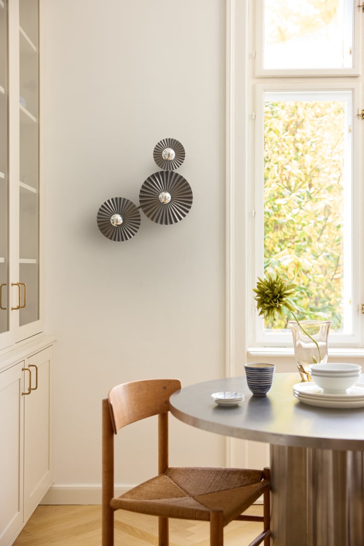 Osram Decor Plissee væglampe, grå