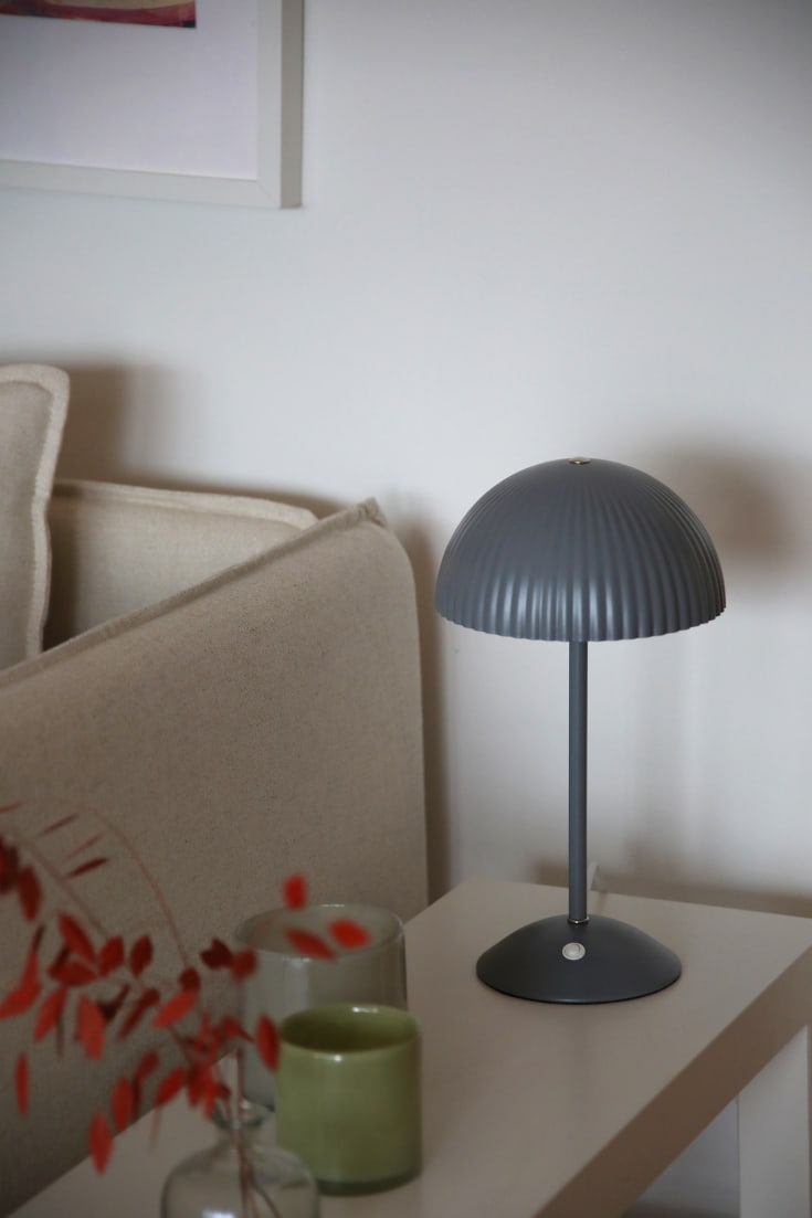 Markslöjd Zin bordlampe 2l grå
