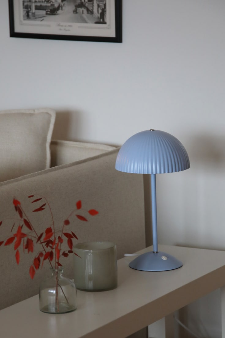 Markslöjd Zin bordlampe, blå