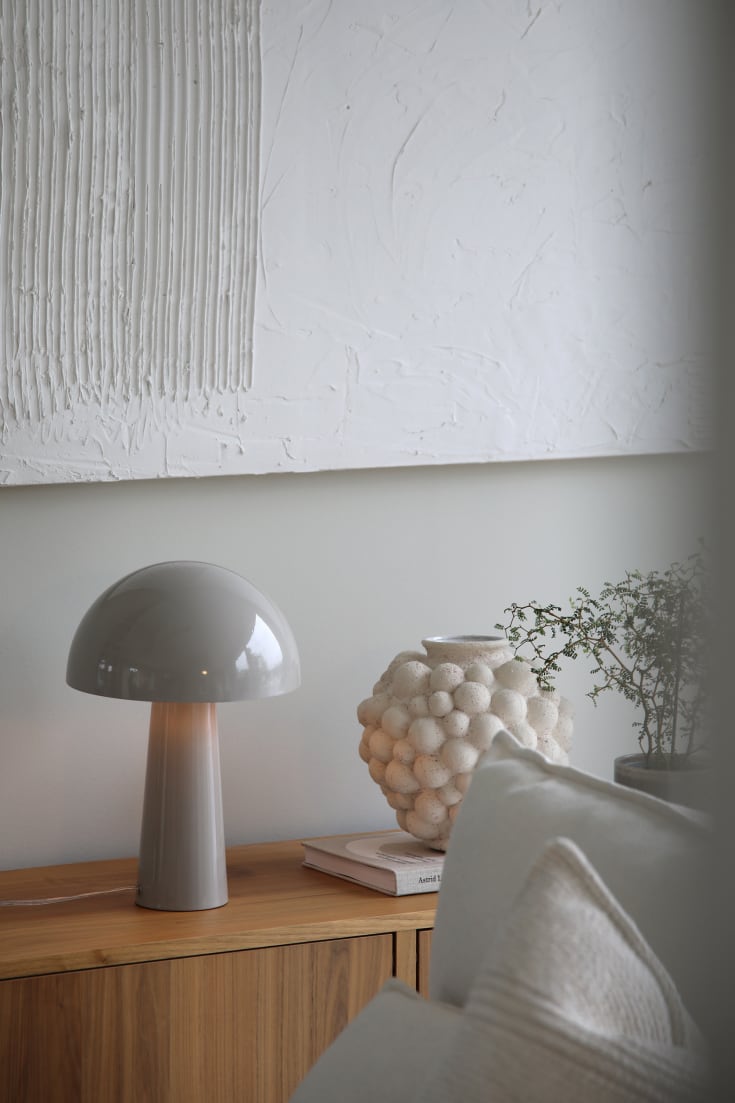Markslöjd Mantar bordlampe, grå/beige