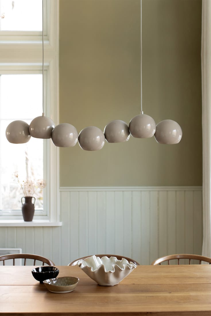 Markslöjd Cupolo langbordspendel, grå/beige